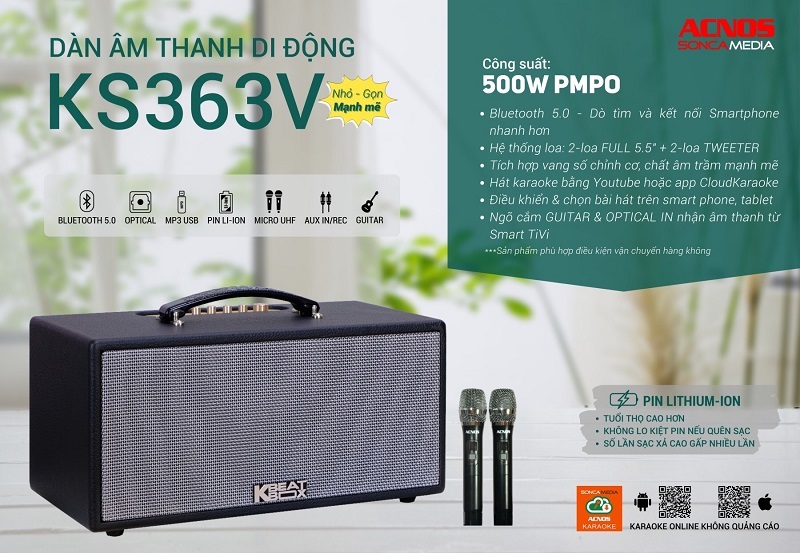 tính năng của Acnos KS363V