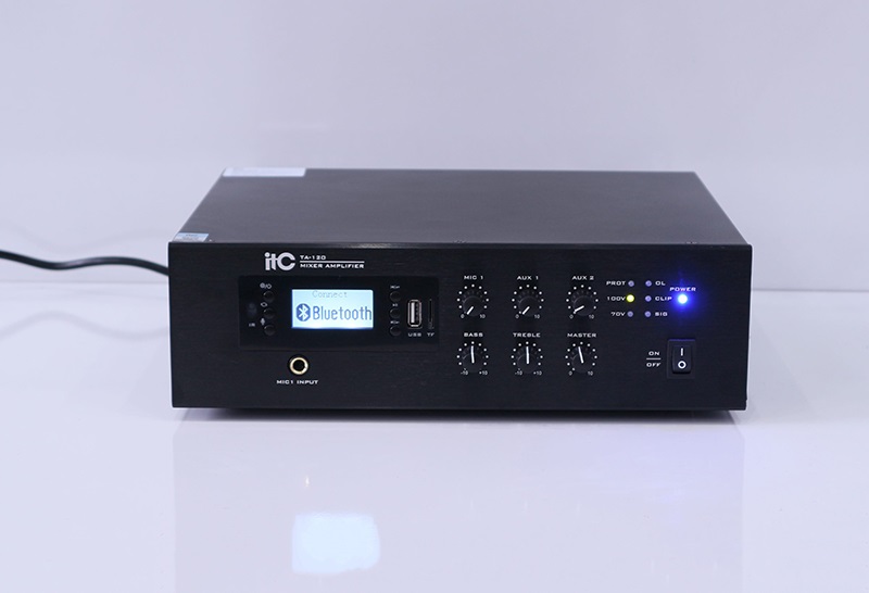 Amply ITC TA120 là amply tích hợp mixer