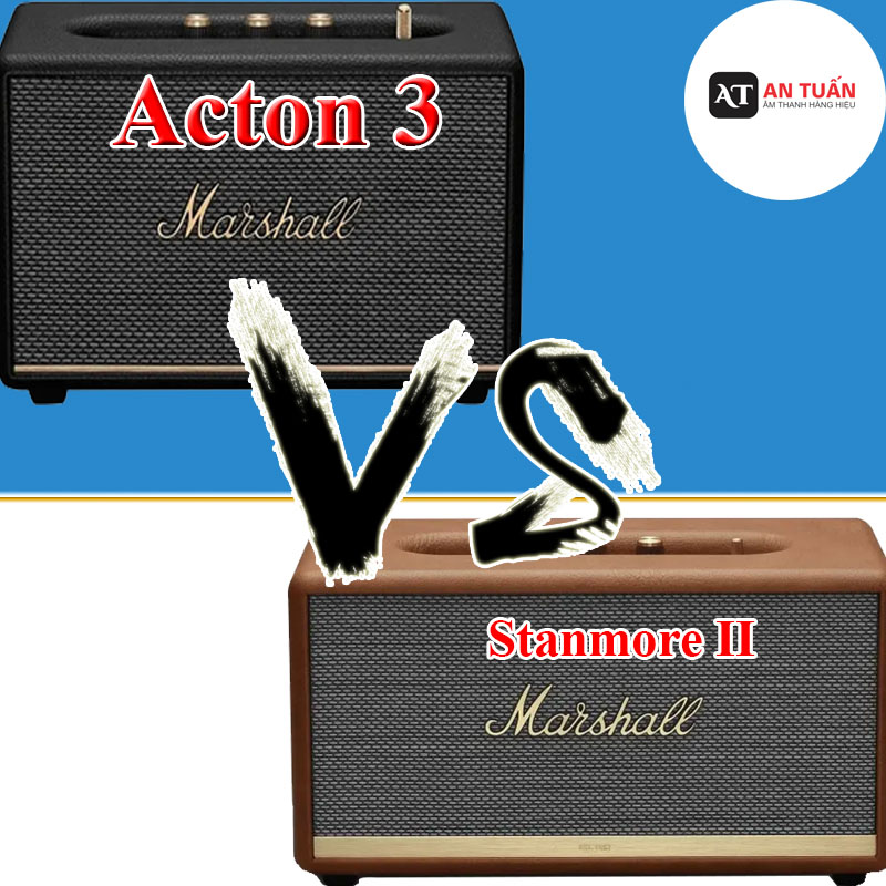 So sánh Marshall Stanmore 2  vs Acton 3